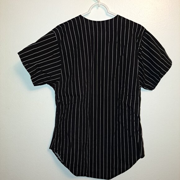Vintage 80's/90's Chalk Line Pinstripe Chicago White Sox L Starter Style Jersey - Picture 6 of 9